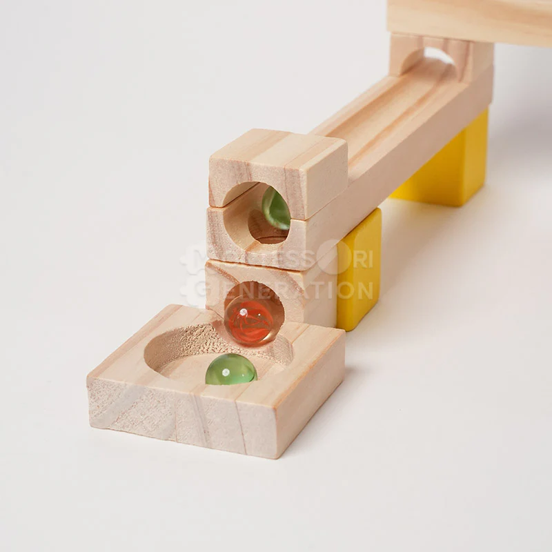 Montessori Wooden Marble Run - Image 10