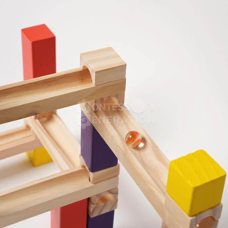 Montessori Wooden Marble Run - Image 5
