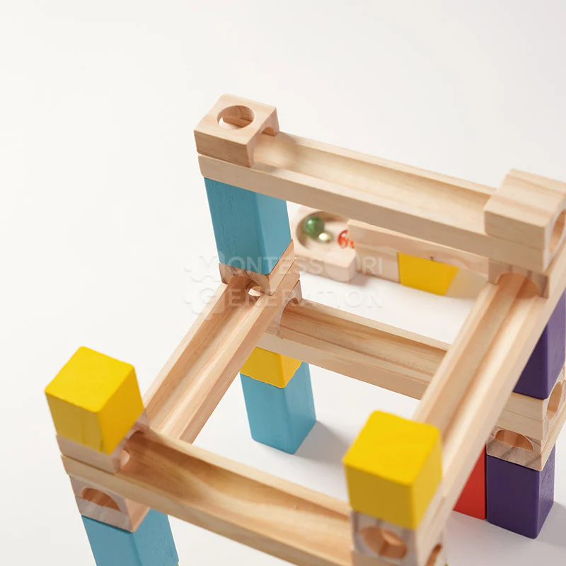 Montessori Wooden Marble Run - Image 6