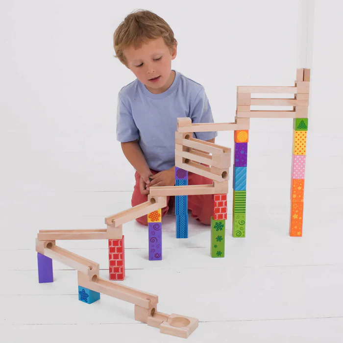 Montessori Wooden Marble Run - Image 8