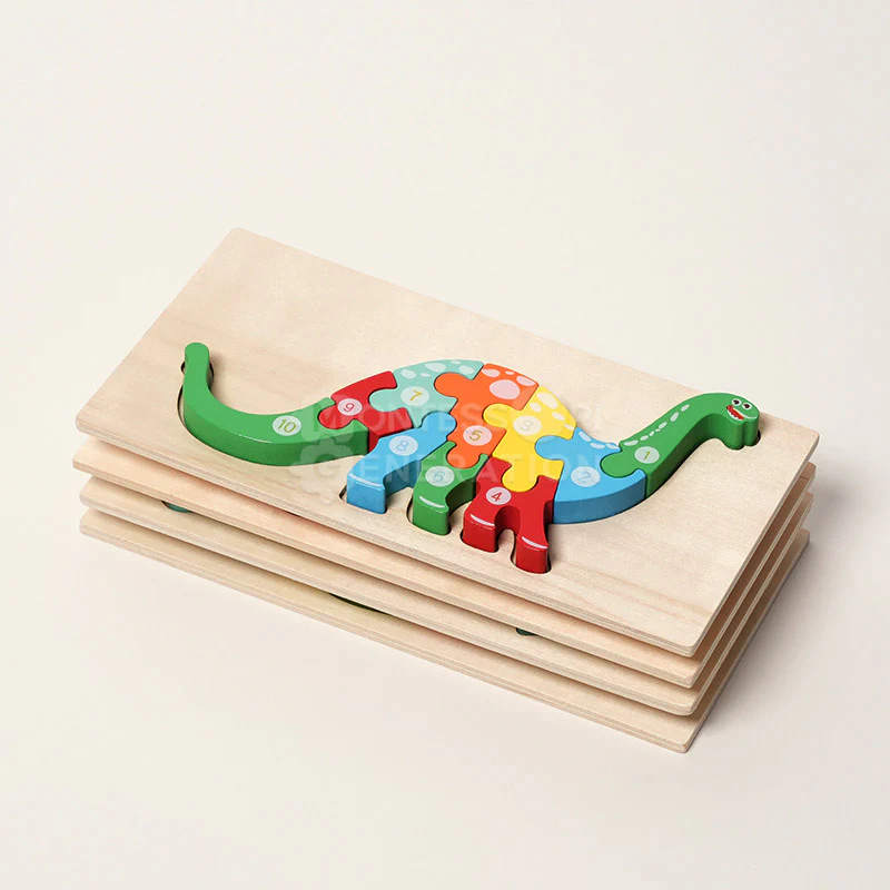 Montessori Wooden Puzzles (4 Pack) - Image 15