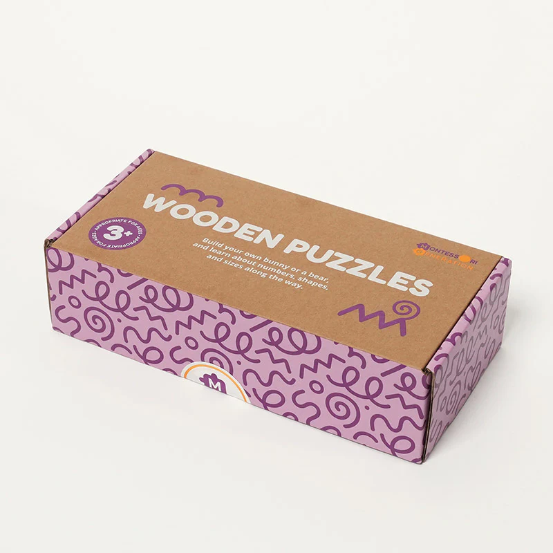 Montessori Wooden Puzzles (4 Pack) - Image 17
