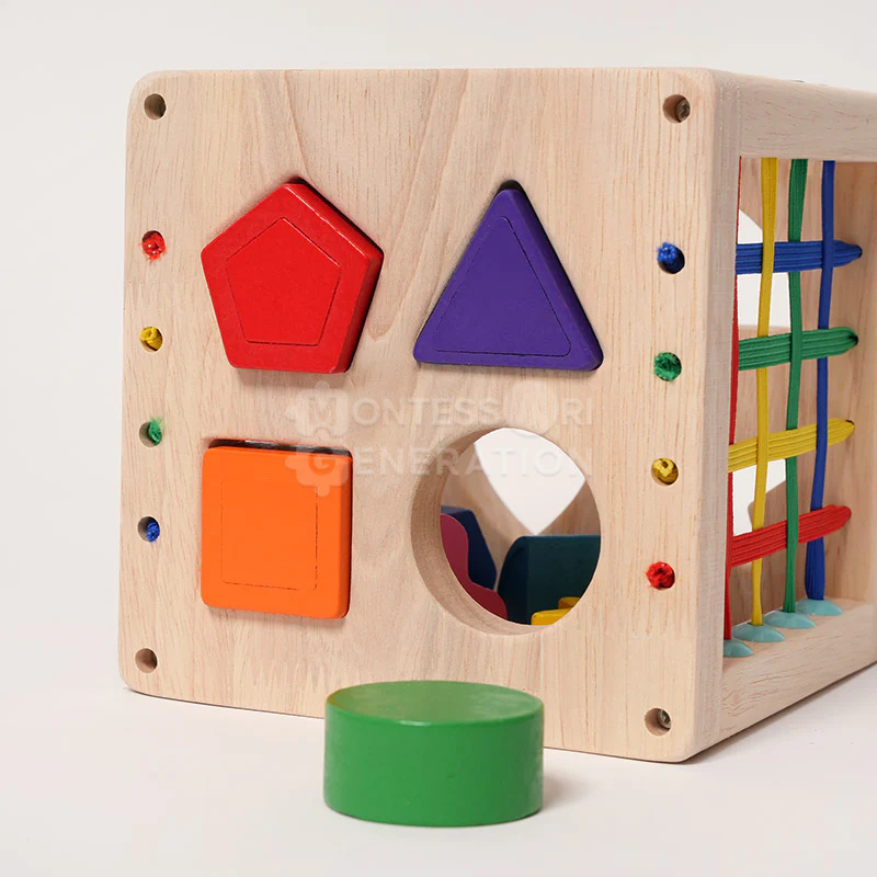 Montessori Wooden Sorting Cube - Image 6