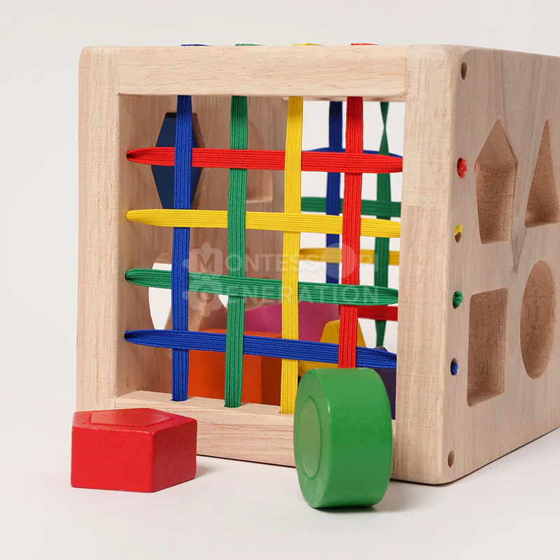 Montessori Wooden Sorting Cube - Image 7