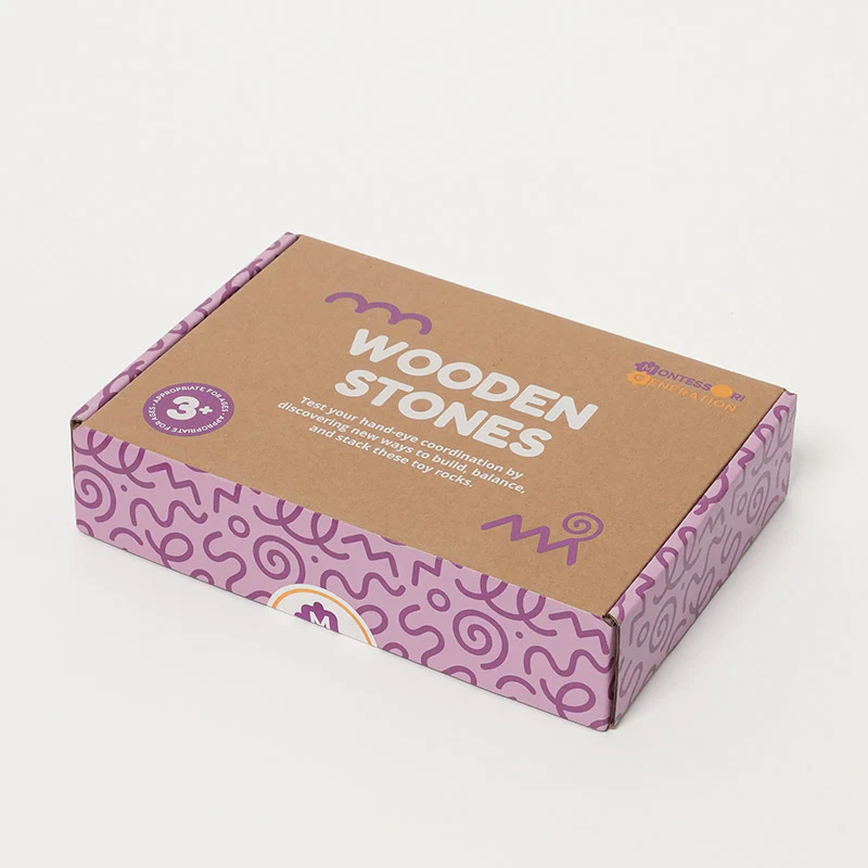 Montessori Wooden Stones (21 Pieces) - Image 15