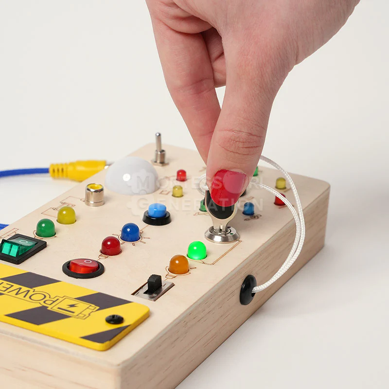 Montessori Wooden Switch Board - Image 9