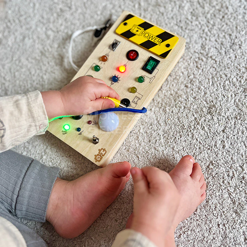 Montessori Wooden Switch Board - Image 11