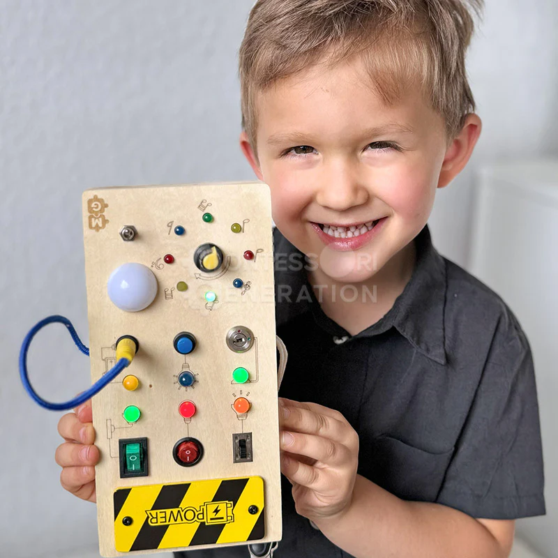 Montessori Wooden Switch Board - Image 13
