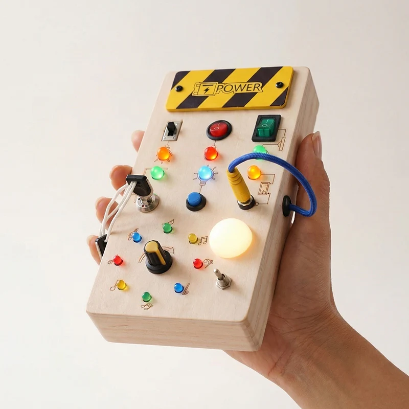 Montessori Wooden Switch Board - Image 3