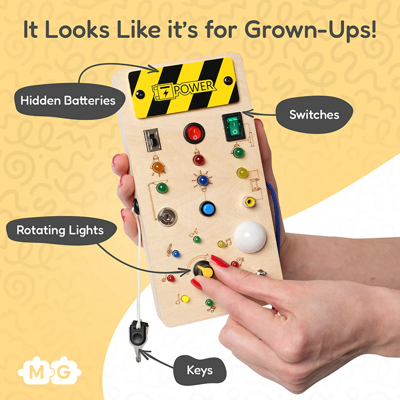 Montessori Wooden Switch Board - Image 5