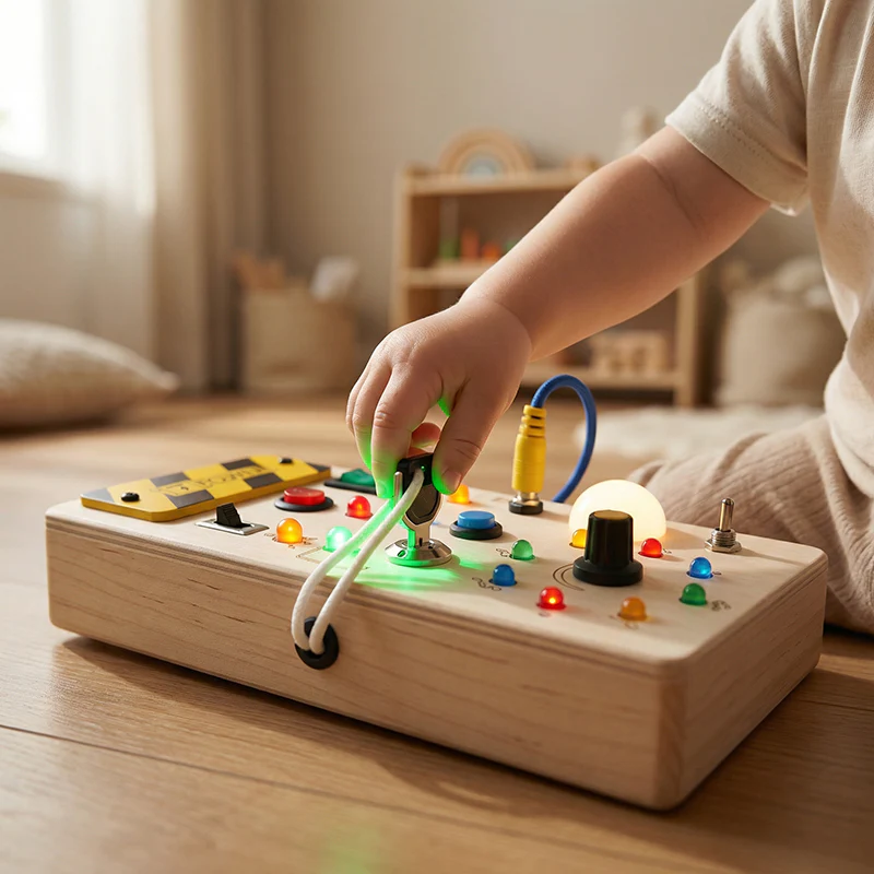 Montessori Wooden Switch Board - Image 9