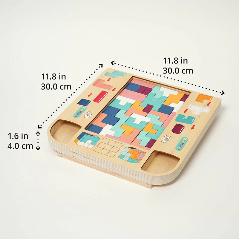 Montessori Wooden Tetris - Image 13