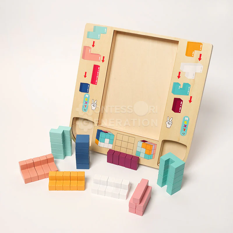 Montessori Wooden Tetris - Image 8