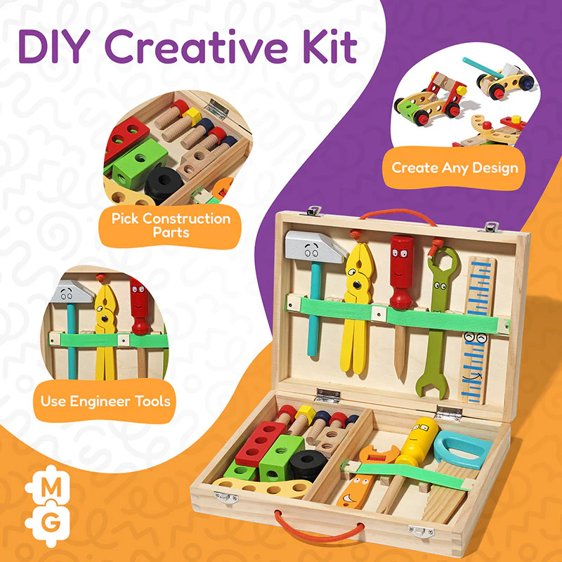 Montessori Wooden ToolBox - Image 3