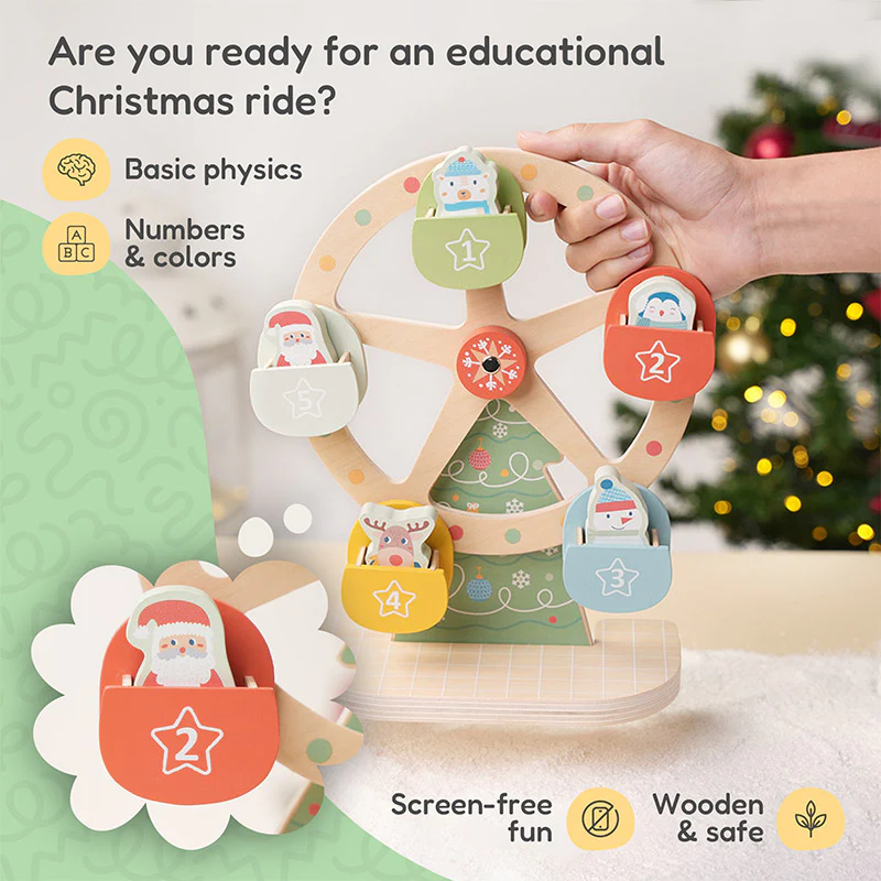 Montessori Xmas Ferris Wheel - Image 8